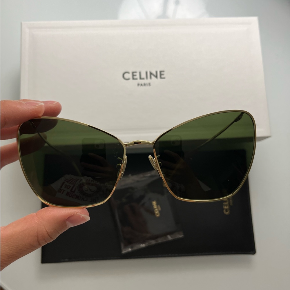 NWT celine butterfly metal sunglasses